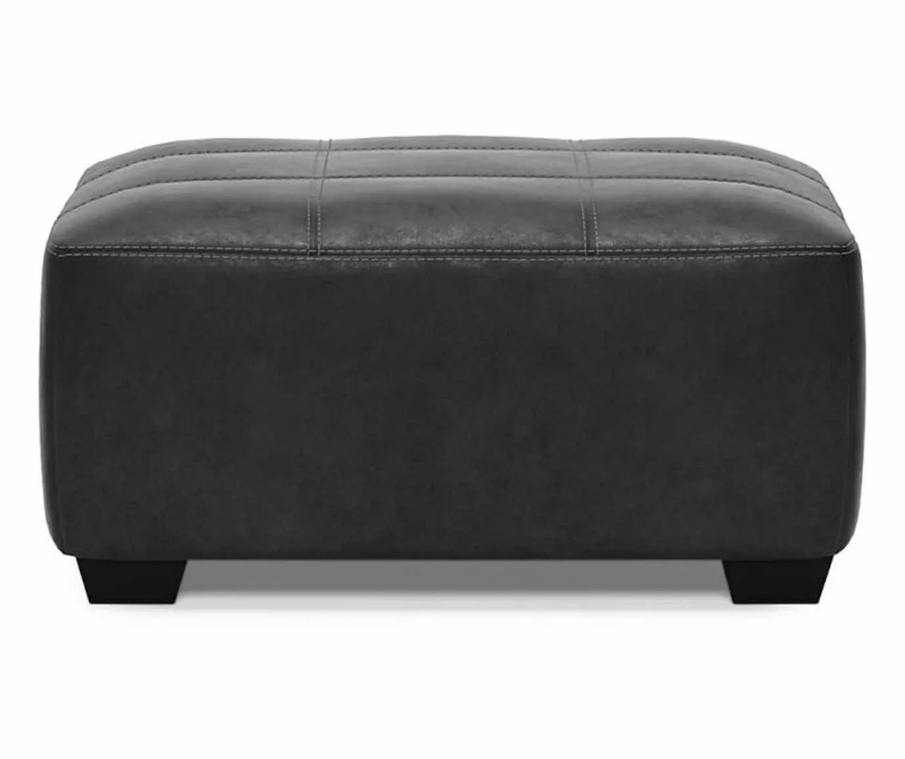 Bilgray Black Faux Leather Oversize Accent Ottoman 3 Bilgray Black Faux Leather Oversize Accent Ottoman