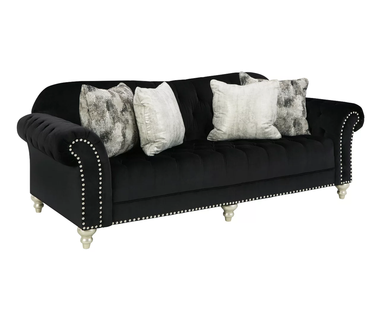 Harriotte Black Sofa 4 Harriotte Black Sofa - Image 2