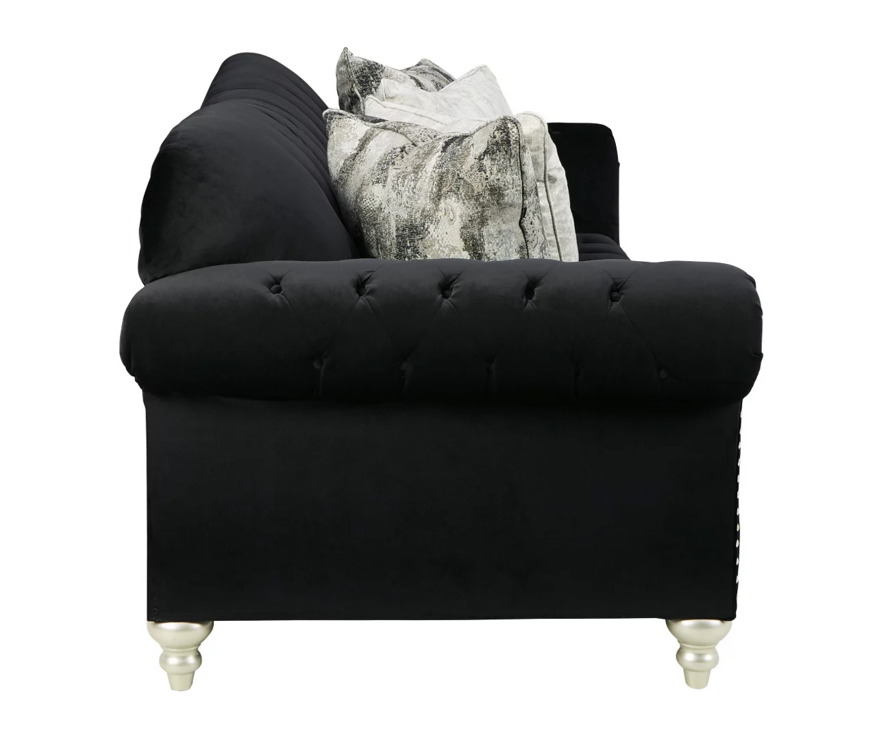 Harriotte Black Sofa 5 Harriotte Black Sofa - Image 3