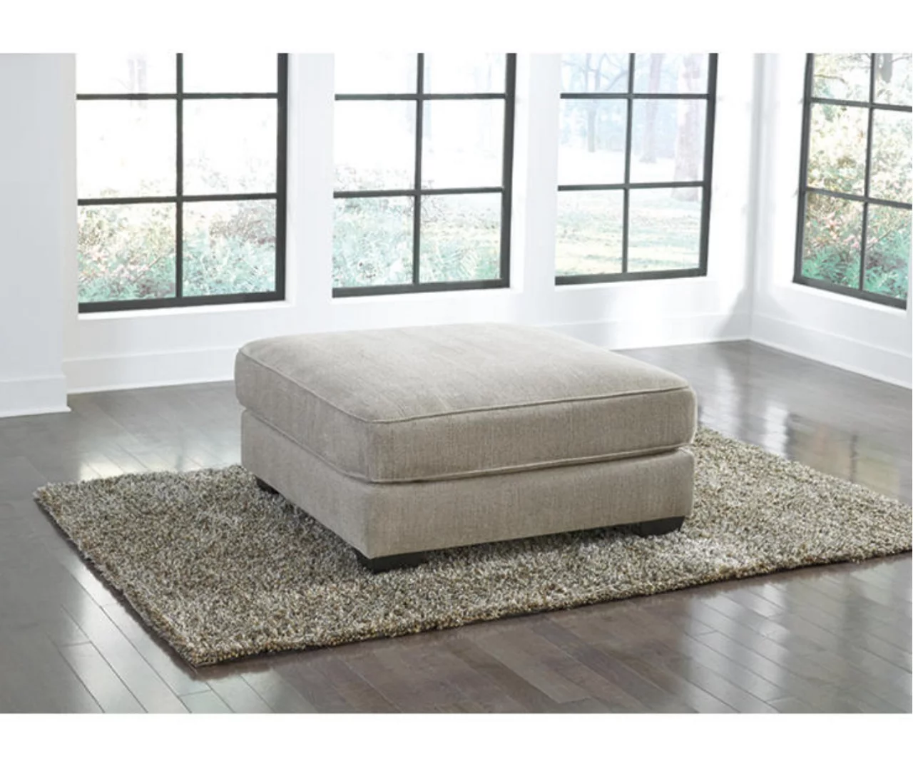 Ardsley Gray Oversize Accent Ottoman 4 Ardsley Gray Oversize Accent Ottoman - Image 2