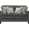 Gavril Smoky Gray Loveseat -Living Room Furniture 810612303 1