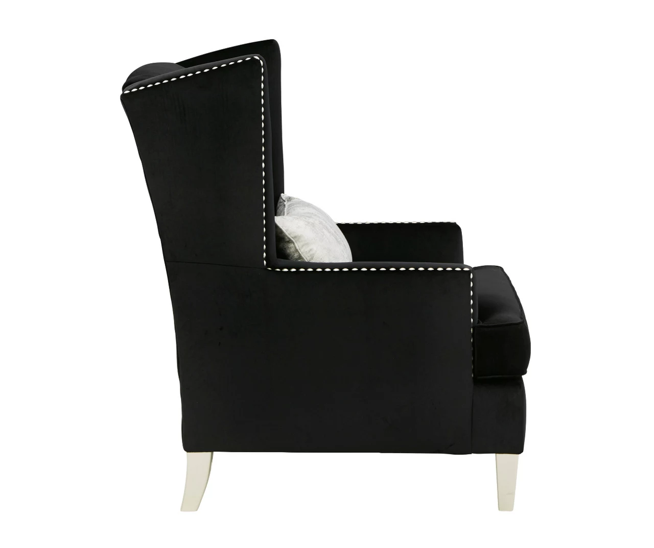Harriotte Black Accent Chair 6 Harriotte Black Accent Chair - Image 4
