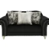 Harriotte Black Loveseat 2 Harriotte Black Loveseat -Living Room Furniture 810612312