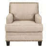 Claredon Beige Armchair -Living Room Furniture 810612331 2