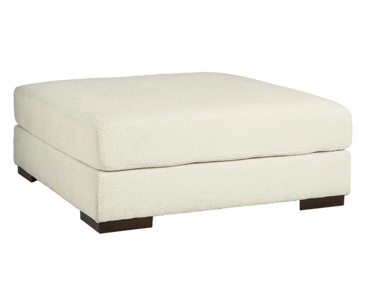 Zada White Oversize Accent Ottoman 3 Zada White Oversize Accent Ottoman