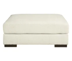 Zada White Oversize Accent Ottoman 7 Zada White Oversize Accent Ottoman -Living Room Furniture 810612391 2