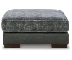 Larkstone Charcoal Oversize Accent Ottoman -Living Room Furniture 810612394 2