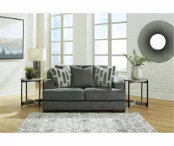 Lessinger Gray Loveseat -Living Room Furniture 810612401 5