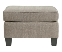 Shewsbury Pewter Ottoman -Living Room Furniture 810612408 2