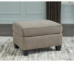 Shewsbury Pewter Ottoman -Living Room Furniture 810612408 5