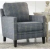 Traemore Blue Check Accent Chair 2 Traemore Blue Check Accent Chair -Living Room Furniture 810612411