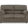 Norlou Taupe Loveseat -Living Room Furniture 810612438 3