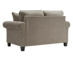 Shewsbury Pewter Loveseat -Living Room Furniture 810612466 2