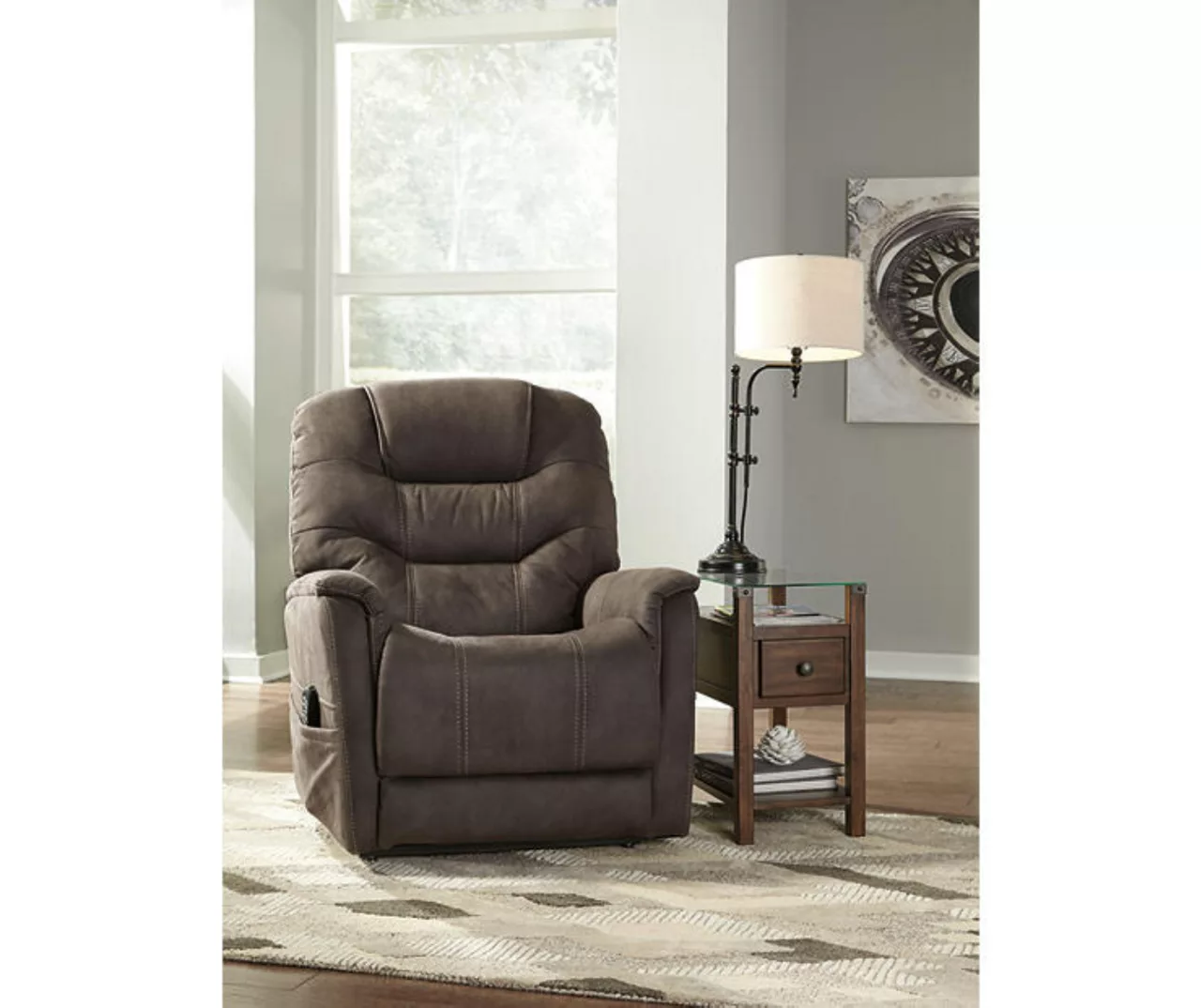 Ballister Gray Power Lift Recliner With USB Charging 4 Ballister Gray Power Lift Recliner With USB Charging - Image 2