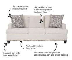 Erinwood Stone Sofa 17 Erinwood Stone Sofa -Living Room Furniture 810613194 X0 1 1