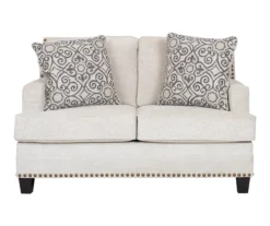 Living Room Furniture 8 Erinwood Stone Loveseat