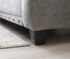 Alexandria Gray Chenille Sofa 15 Alexandria Gray Chenille Sofa -Living Room Furniture 810616679 810616680 B0 4