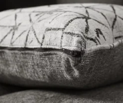 Alexandria Gray Chenille Loveseat -Living Room Furniture 810616679 810616680 B0 5 1