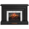 53.5" Black Petite Grand Electric Fireplace Console 2 53.5" Black Petite Grand Electric Fireplace Console -Living Room Furniture 810617767 A0 1