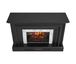 53.5" Black Petite Grand Electric Fireplace Console -Living Room Furniture 810617767 A0 3