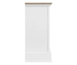 60" White 2-Door Electric Fireplace Console -Living Room Furniture 810618088 A0 5