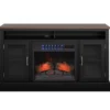 59.5" Black CoolGlow Electric Fireplace & Fan Console 2 59.5" Black CoolGlow Electric Fireplace & Fan Console -Living Room Furniture 810620259 A0 1