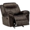 Zubaida Chocolate Velvet Glider Recliner 1 Zubaida Chocolate Velvet Glider Recliner -Living Room Furniture 810620367 A0 1