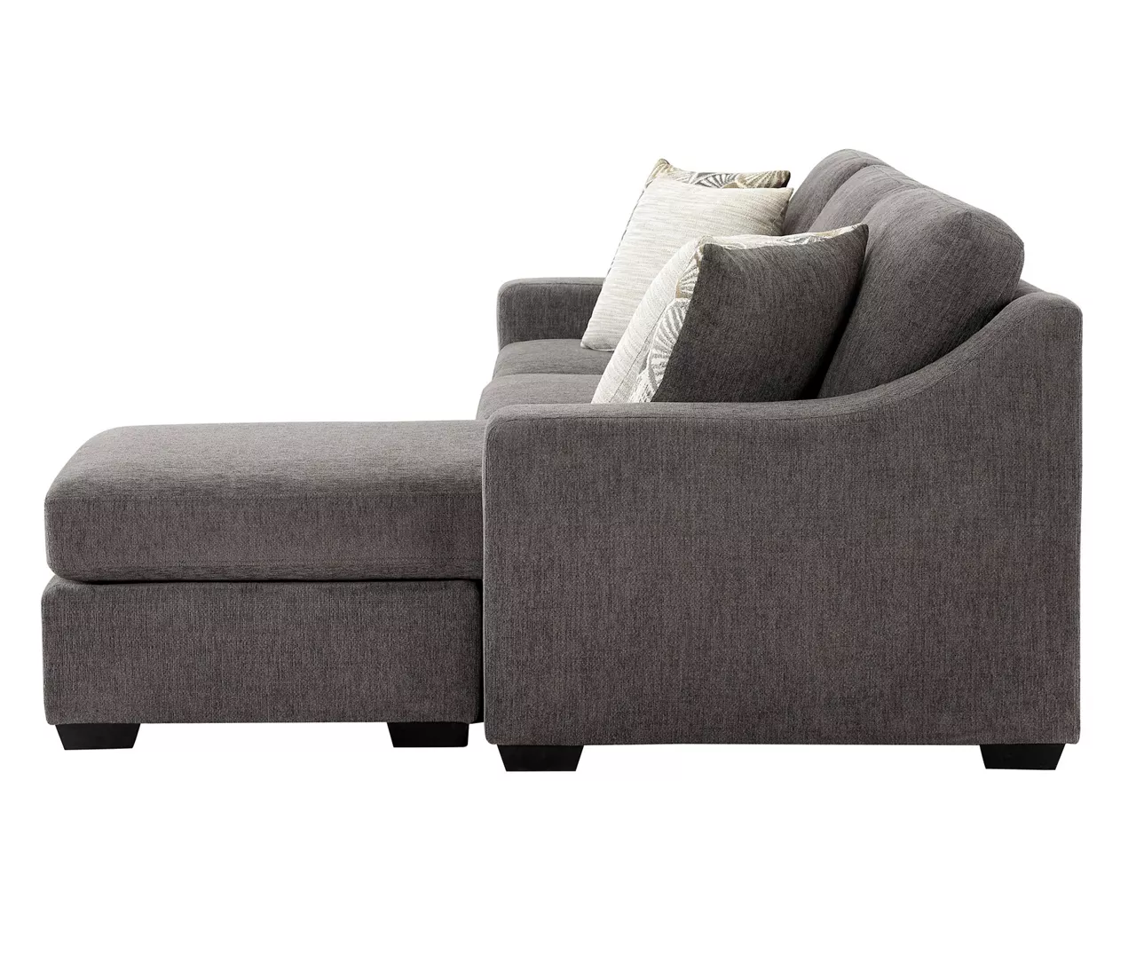 Gray Reversible Sofa Chaise 9 Gray Reversible Sofa Chaise - Image 7