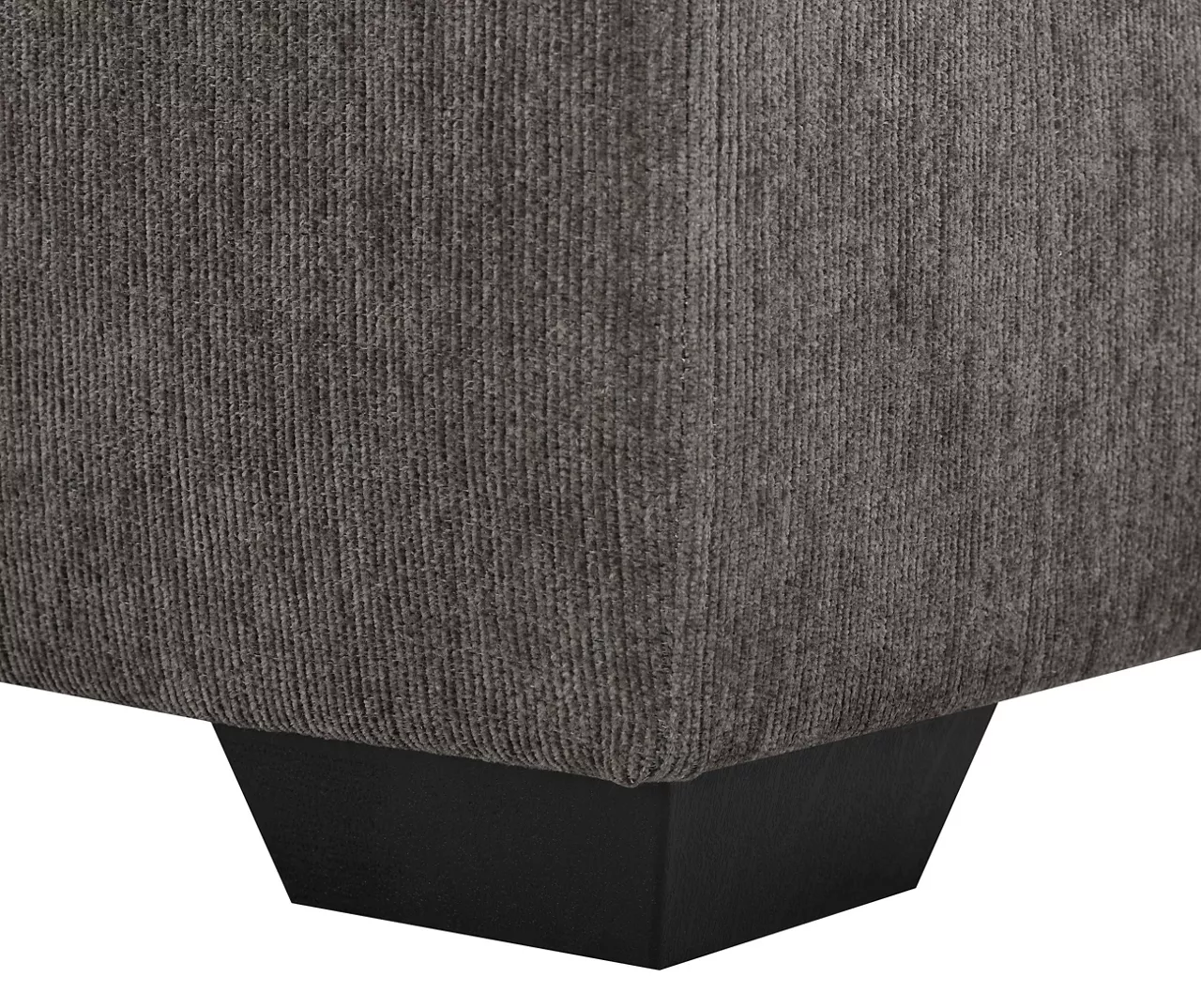 Gray Reversible Sofa Chaise 5 Gray Reversible Sofa Chaise - Image 3