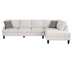 Broyhill Fresno Cream Sectional 17 Broyhill Fresno Cream Sectional -Living Room Furniture 810620600 810620622 A0 1