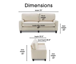 Serta Palisades Sofa -Living Room Furniture 810659150 A0 5