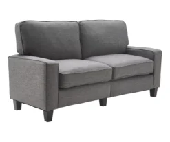 Palisades Gray Loveseat -Living Room Furniture 810659160 A0 1