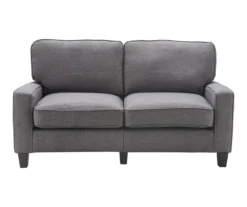 Palisades Gray Loveseat