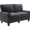 Copenhagen Charcoal Loveseat -Living Room Furniture 810659173 A0 1