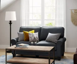 Copenhagen Charcoal Loveseat -Living Room Furniture 810659173 A0 4