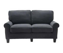 Copenhagen Charcoal Loveseat -Living Room Furniture 810659173 A0 6