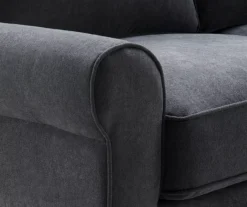 Copenhagen Charcoal Loveseat -Living Room Furniture 810659173 A0 8