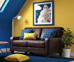 Palisades Chestnut Bonded Leather Loveseat 17 Palisades Chestnut Bonded Leather Loveseat -Living Room Furniture 810659212 A0 5