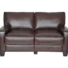 Palisades Chestnut Bonded Leather Loveseat 1 Palisades Chestnut Bonded Leather Loveseat -Living Room Furniture 810659212 A0 7