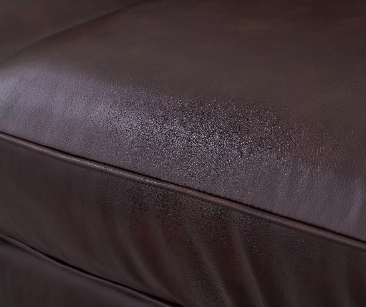 Palisades Chestnut Bonded Leather Loveseat 9 Palisades Chestnut Bonded Leather Loveseat - Image 7