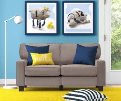 Palisades Glacial Gray Loveseat -Living Room Furniture 810659224 A0 4