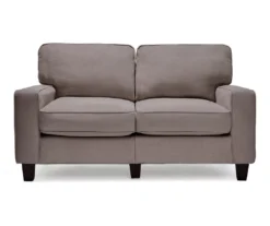 Palisades Glacial Gray Loveseat