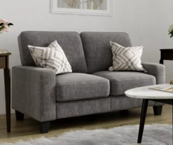 Palisades Dark Gray Loveseat -Living Room Furniture 810659231 A0 3