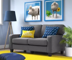 Palisades Dark Gray Loveseat -Living Room Furniture 810659231 A0 4