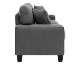 Palisades Dark Gray Loveseat -Living Room Furniture 810659231 A0 8