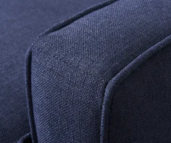 Palisades Navy Blue Loveseat -Living Room Furniture 810659257 A0 9