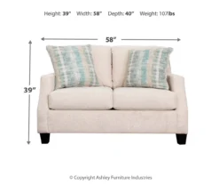 Cullendale Sandstone Cream Loveseat 17 Cullendale Sandstone Cream Loveseat -Living Room Furniture 810669842 A0 3