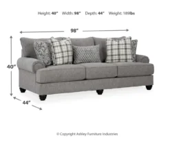 Fall River Mineral Sofa -Living Room Furniture 810669845 A7