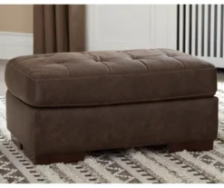 Signature Design By Ashley Maderla Faux Leather Ottoman -Living Room Furniture 810697964 A0 2