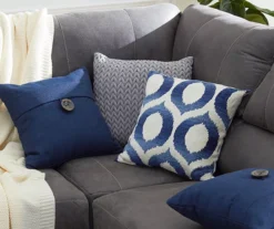 Lane Home Solutions Navigation Gray Living Room Sectional -Living Room Furniture combo240006 2